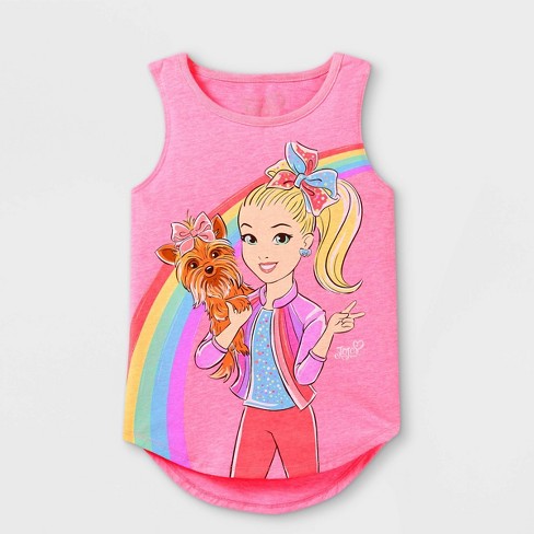 Girls Jojo Siwa Tank Top Pink Target