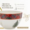 Spode Tartan Christmas Jumbo Mug - 20oz Porcelain Oversized Holiday Coffee Cup with Handle, Dishwasher & Microwave Safe - Plaid Ceramic Mug - 4 of 4