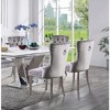 NicBex 2pc Upholstered Dining Chair with Nailhead Trim & Tufted Button for Kitchen,Dining Room - 4 of 4