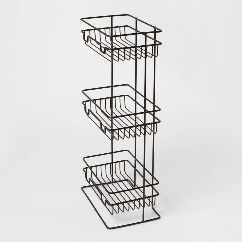 3 Tier Round Wire Shower Storage Tower - Made By Design&#153;, 4 of 10