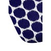 Natalie Baca Ikat Ovals Memory Foam Bath Rug Blue - Deny Designs: Microfiber, Non-Slip, Machine Washable - 2 of 3