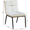 Meridian Furniture,Viceroy Fabric Upholstered Dining Chair, Set of 2 - 4 of 4