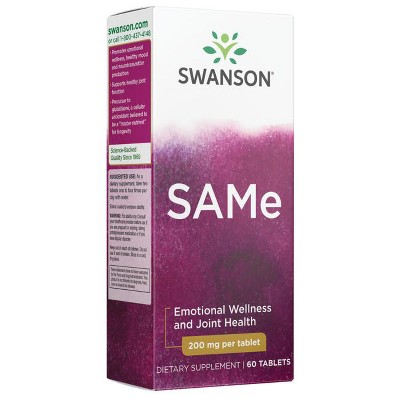 Swanson Same 200 mg 60 Tablets