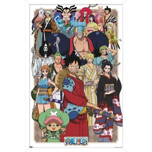 Trends International One Piece - Alliance Framed Wall Poster Prints White Framed Version 14.725" x 22.375" - 1 of 4
