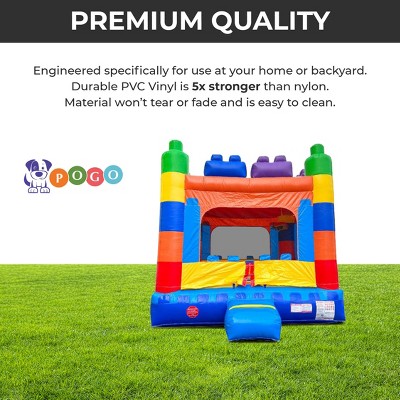 Colorful PVC Vinyl Inflatable Bounce House for Kids