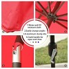 Aoodor 10 ft Patio Umbrella, Outdoor Table Umbrella, Market Umbrella with 3 Tier - 4 of 4