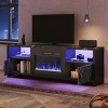 Bestier Modern Entertainment Center with Electric Fireplace Up to 80'' - 3 of 4