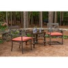 Casual Cushion Solid Sunbrella Fabric 2-Piece Indoor/Outdoor Seat Pad Cushion - 2 of 4