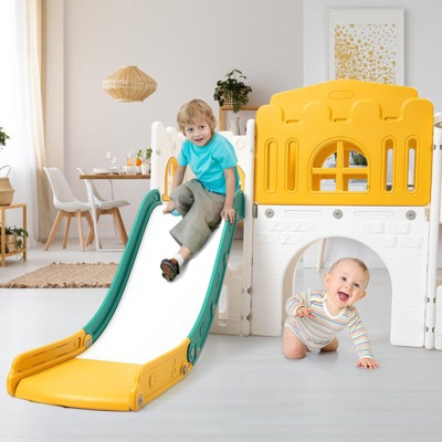 8-in-1 Kids Slide Set ¨C All-in-One Toddler Playset for Indoor & Outdoor Fun