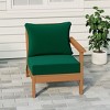 WestinTrends  Avalon Outdoor Patio HDPE Right Arm Facing Sectional Corner Club Chair with Patio Cushions - 2 of 4