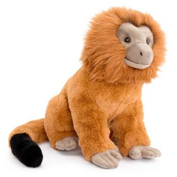 FAO Schwarz 12" Baby Monkey Gold Lion Tamarin Toy Plush