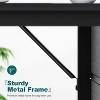 NicBex Home Office Desk 47" L Morden Writing Desk with 2 Drawers, Open Shelf, Headphone Hook and Wooden Desktop for Study and Work - 2 of 4