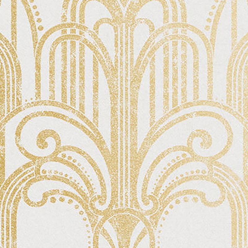 Art Deco Gold and Pearl Geometric Paste the Wall Wallpaper, 4 of 5