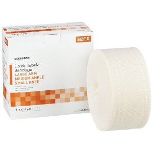McKesson Spandagrip Cotton-Poly Blend Elastic Tubular Support Bandage Beige NonSterile Size D 3" x 11 Yd 1 Ct - 1 of 4