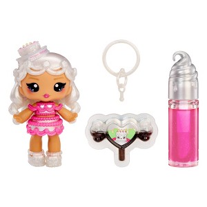 Yummiland Lip Gloss Doll: Sour Sweeties - Misty Cakes Includes DIY Lip Gloss + Removable Keychain - 1 of 4