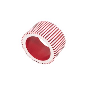 Saro Lifestyle Ribbed Napkin Ring (Set of 4) - 1 of 3