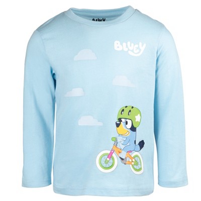 Bluey Bingo Dad Little Boys 2 Pack T-Shirts Blue/Gray 7-8 — фото 3