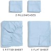 100% Cotton 400 Thread Count 4 Piece Sheet Set - Soft & Cozy Sateen Bed Sheets - CGK Linens - 3 of 4