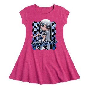 Girls' - LOL Surprise! - Groovy Babe Fit & Flair Cap Sleeve Dress - 1 of 3