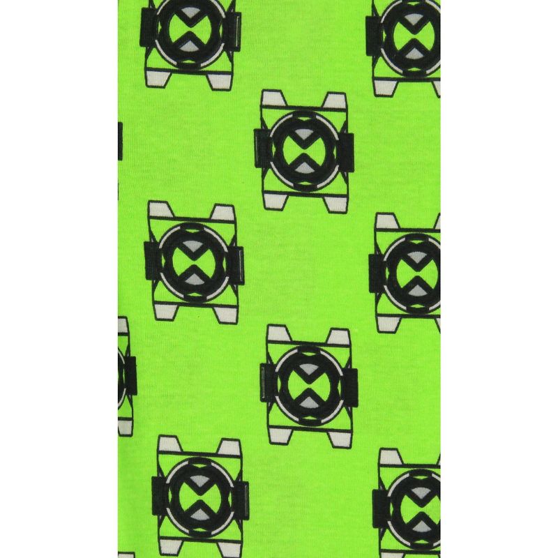 Ben 10 Boys' Cartoon Omnitrix Tossed Print Character Tight Fit Pajama Set Multicolored, 5 of 6