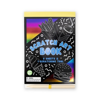 Scratch Art Book Food Craft Activity Kit - Bullseye's Playground™