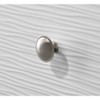 Gulches Contemporary Rustic 2 Drawer Nightstand Light Grey Melamine Finish, Solid Metal Bar Hardware, 23.8"W x16"D x25"H - 4 of 4