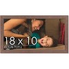 PosterPalooza | Shabby Chic Brown Picture Frame - UV Acrylic, Backing Board, Hanging Hardware Included - 2 of 4