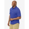 KingSize Men's Big & Tall Silver Cooling Pocket Polo - 4 of 4