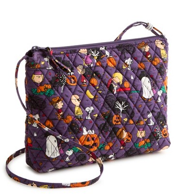 Vera Bradley Women's Outlet Peanuts Cotton Large Hipster Crossbody Bag