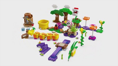 LEGO Super Mario Soda Jungle Maker Set, Wiggler Toy and Mario