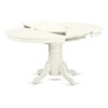 East West Furniture AVT-LWH-TP Oval Table with 18 - 3 of 4