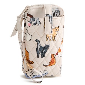 Vera Bradley Women's Outlet Cotton Phone Wristlet A Cat's Life