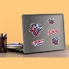 Liberty University Wordmark Logo 50ct Vinyl Large Deluxe Stickers Variety Pack - 3 of 4