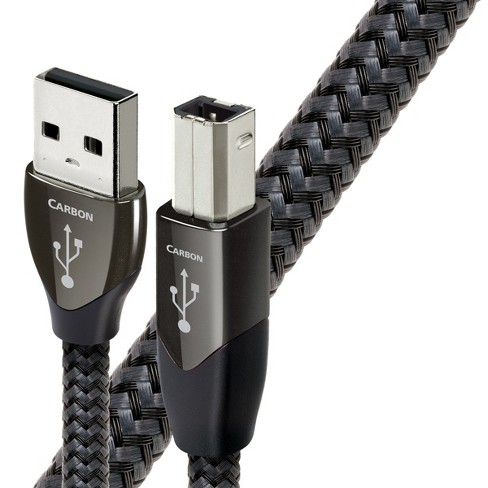 Audioquest Carbon Usb A To Usb B Cable - 2.46 Ft. (.75) : Target