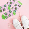 Bioworld Teenage Mutant Ninja Turtles Pink Striped Crew Socks - 3 of 3