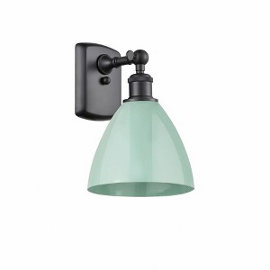 Plymouth Dome - 1 Light Wall Sconce In Industrial Style-10.75 Inches Tall and 7.5 Inches Wide - 1 of 1