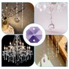 Unique Bargains Hanging Ornament DIY Craft Prisms 2 Holes Octagon Suncatchers 0.55" 100 Pcs - 4 of 4