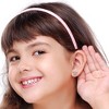 Chanteur Hypoallergenic Kids Jewelry Accessories Butterfly Mulit-color CZ White Gold Palladium Plating Stud Earrings Surgical Titanium Posts - 3 of 3
