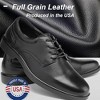 RV2103 Classic Black 4" Men's Dress Shoes Oxford Work Shoes - Full Grain Leather with Kevlar Puncture Resistance - 2 of 4
