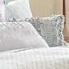Astoria Spa Ruched Decorative Pillow - Ruched - Levtex Home - 2 of 3