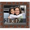 PosterPalooza | 21x17 Wide Bamboo Picture Frame, UV Acrylic, 4 Finishes - Brown, Black, Silver, and Natural - 2 of 4