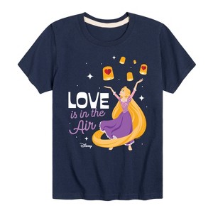 Girls' - Disney Princess - Love is in the Air Short Sleeve Graphic T-Shirt - 1 of 4