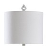 Robert Table Lamp Distressed White - StyleCraft: Polyresin, Linen Shade, Adjustable Head Tilt - 3 of 4