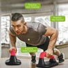 Non-Slip Push Up Bars, Stable Stands with Thick Soft Handles for Efficient Floor Strength Training & Home Gym - 3 of 4