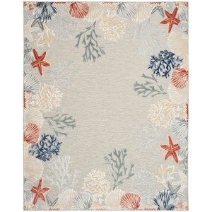 Nourison Suncoast Beach Indoor/Outdoor Flatweave Rug - 1 of 4