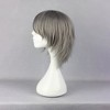 Unique Bargains Women's Halloween Wigs 13" Gray with Wig Cap - image 3 of 4