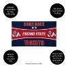 Evergreen Come Back with Tickets Fresno State 28" x 16" Woven PVC Indoor Outdoor Doormat - 3 of 4