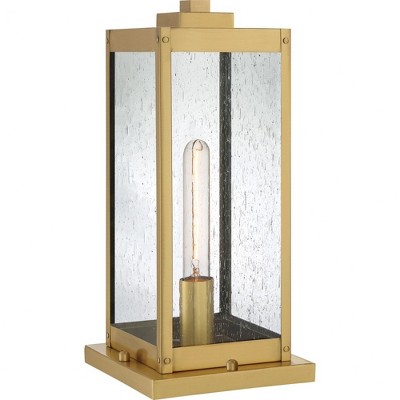 Quoizel Lighting Westover 1 - Light Post Light in  Antique Brass