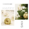 25 Pieces Christmas Ball Ornaments, 2.36 Inch Christmas Tree Ornaments, Shatterproof Christmas Tree Decoration Balls for Christmas Trees, Parties - 3 of 4
