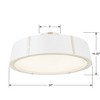 Crystorama Lighting Fulton 6 - Light Flush Mount in  Polished Nickel - 3 of 4